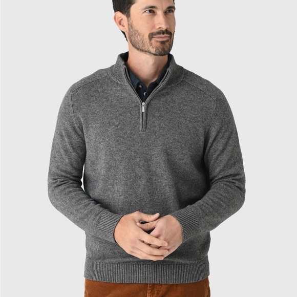 Sonoma Other - NWT Sonoma Men's Gray 3/4 Zip-Up Sweater